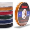 SGT Knots - Marlow Wax Polyester Whipping Twine #4 - for Rope Splice, Whipping Ropes, Sail Twine, General Utility - 134 FT Black