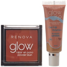 Renova | Kit Rubor Coral & Maq Glow H2O Miel