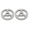 2Pcs Meat Grinder Plate Discs Blade 3 Hole Stainless Steel