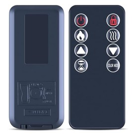 PZL New Replacement Remote Control for for Beyond Breeze EF-2036FU & U-MAX U-MAX-GR01, for Homedex HDX-14001, for Alpaca/Vebreda 3D Electric Fireplace Heater