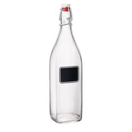 Bormioli Rocco Swing Bottle with Chalkboard, 33-3/4-Ounce