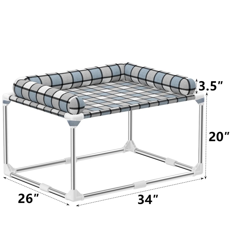Bedside Cosleeper Dog Cat Bed - Height Elevated Dog Bed