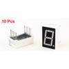 uxcell 10 Pcs Common Cathode 10-Pin 1 Bit 7 Segment