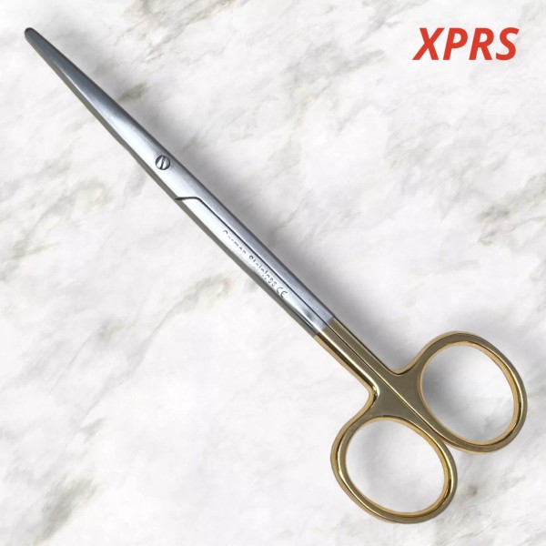 XPRS TC Metzenbaum Scissors, 5.5”, Straight, Sharp Tips, Premium German