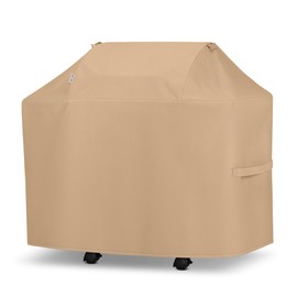 Unicook BBQ Grill Cover for Outdoor Grill 48 Inch, Heavy Duty Waterproof 2 Burner BBQ Cover, Compatible with Weber Char-Broil and Nexgrill Gas Grills, All Weather Protection, Light Brown