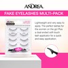 Andrea Fake Eyelashes Multi-Pack with Applicator, 21mm - Natural Look