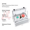 APIELE IP67 Outdoor Waterproof Button Switch Box Emergency Stop Button