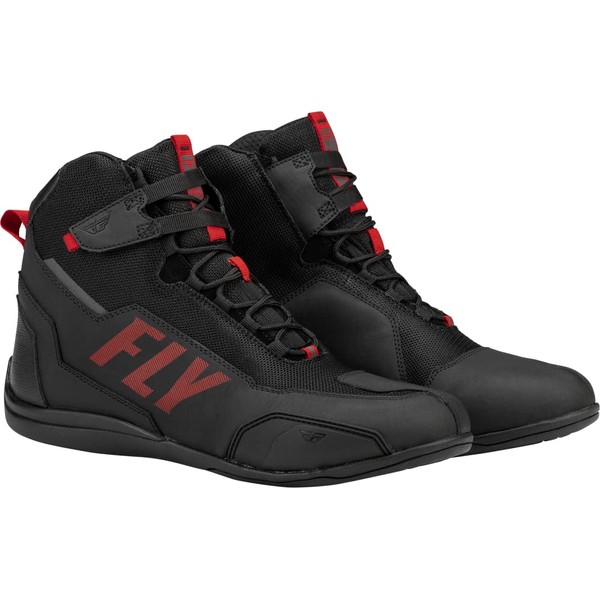 Fly Racing M21 Street Riding Shoe (Black/Red, 10)