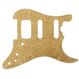wd Pickguard For Fender American Elite Stratocaster HSS Rose Gold Sparkle