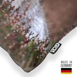 VOID Rabbit Nature Garden Mountains Cushion Cover Polyester Decoration Easter Decorative Cushion Outdoor Garden Cushion Size: 50 x 50 cm