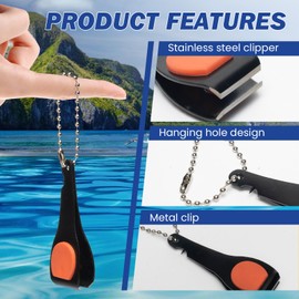 EORTA Fishing Line Cutter Set of 3 Fly Fishing Nipper Tools Multifunction Fishing Nail Clippers Stainless Steel Fishing Line Cutting Tool Fishing Scissors Opening Mini Plier