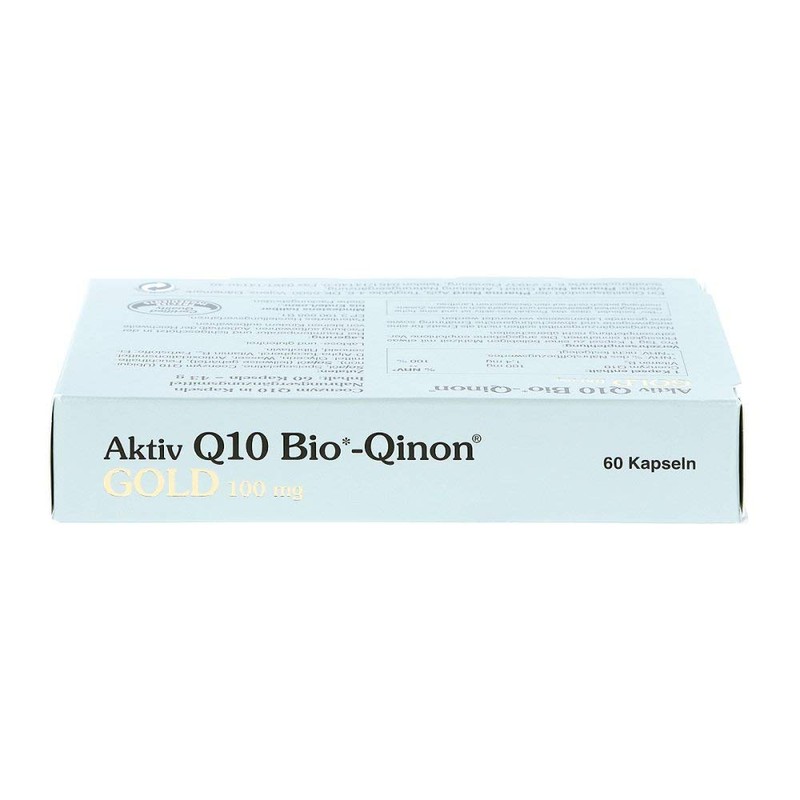 Q10 Gold Organic Qinon 100 mg Capsules Pack of 60)
