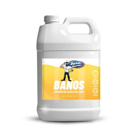 Juan Capitán Seguro Limpiador Del Cuarto De Baño NO Acidico (Baños, Azulejos, Regaderas, Lavabos, Sanitarios,Inodoros, Escusados, etc.) (4 LTS)