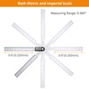 Neoteck Digital Angle Finder Ruler 8 inch/200mm Stainless Steel Digital