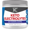 Ketologic- Polvo de Electrolito Keto (Frambuesa Azul) 30 Porciones Mezcla