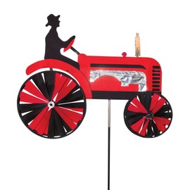 In the Breeze 2507 Red Tractor Ground Spinner, 24" Inch