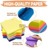 (9 Pack) Sticky Notes 3x3 Inches Colorful Sticky Notes，Super Sticking