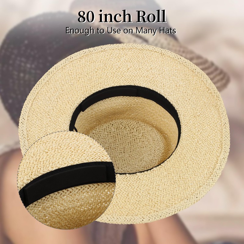 Mikzhskr Hat Tape Roll 80" Hats Size Reducer Insert Foam