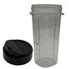 Replacement 24oz Blend-N-Go Cup with lid,Compatible with Oster pro blade:Oster