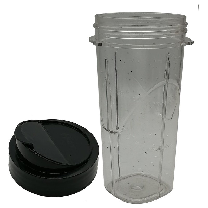 Replacement 24oz Blend-N-Go Cup with lid,Compatible with Oster pro blade:Oster
