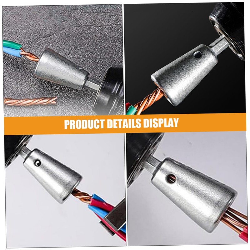 OSALADI 6pcs Wire Twisting Tool Quick Connectors for Electric Drill