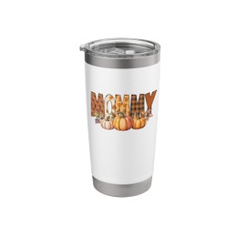 Mommy Pumpkin Fall Design for Moms Autumn Season Women Stainless Steel Insulated Tumbler