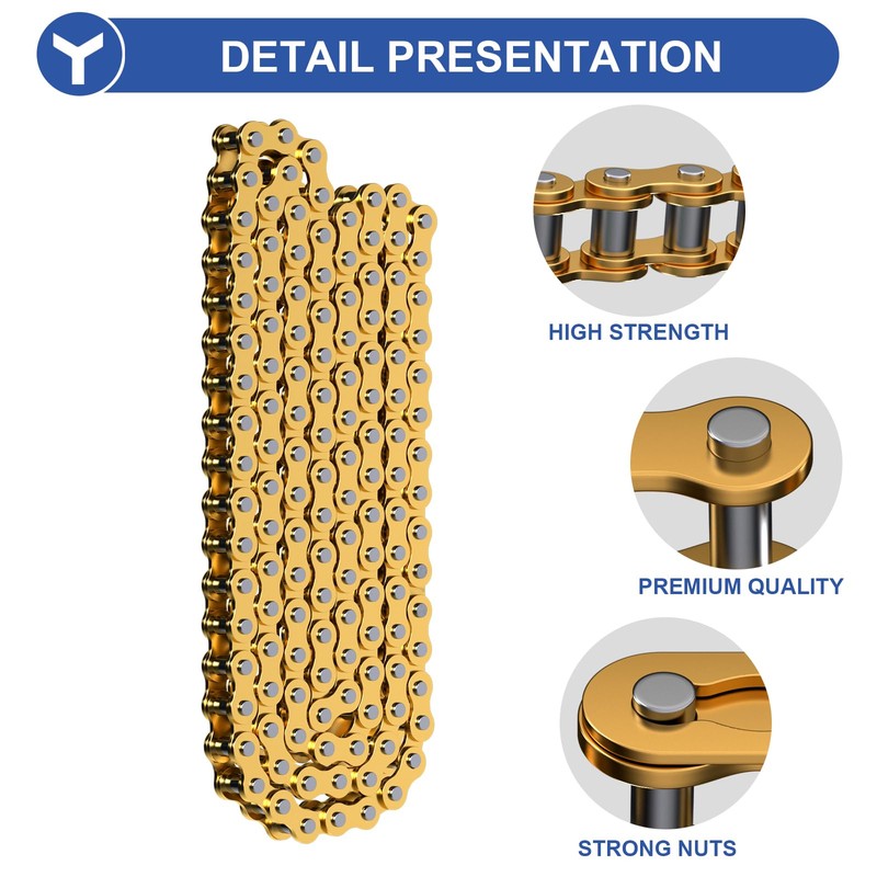 YOXUFA 420 Chain Compatible with Predator 212 Coleman CT200U CT200U-EX