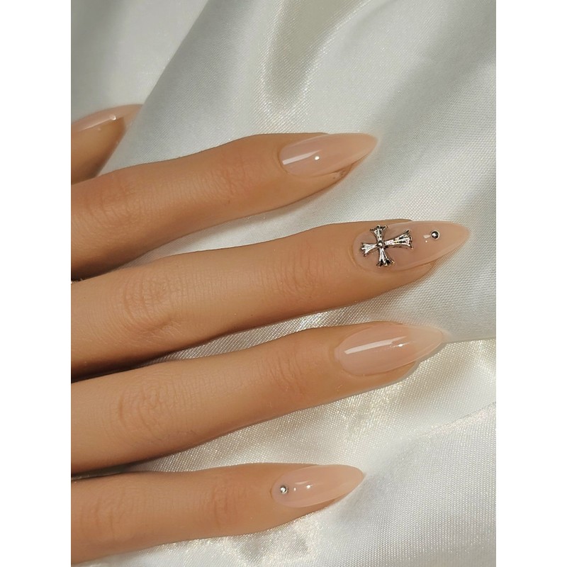 Chrome Saint [Handmade Nail Tips] Emily Nail - Oval /