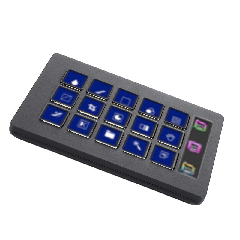 15 Keys Visual Keyboard Macro Keyboard for Stream Deck One