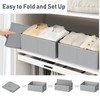 DIMJ Closet Storage Bins 8 Pack - Fabric Storage Baskets