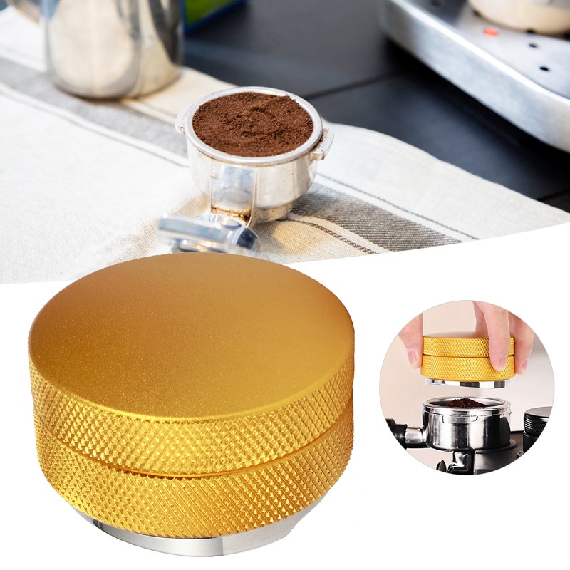 Height Adjustable Stainless Steel Coffee Power Tamper Distributor Leveler Tools