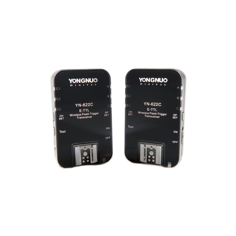 Yongnuo YN-622C-USA E-TTL 2.4-GHz Wireless Flash Trigger Transceiver Pair for