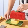 HAN SHENG Ceramic Butter Dish with Lid Countertop Strawberry Butter
