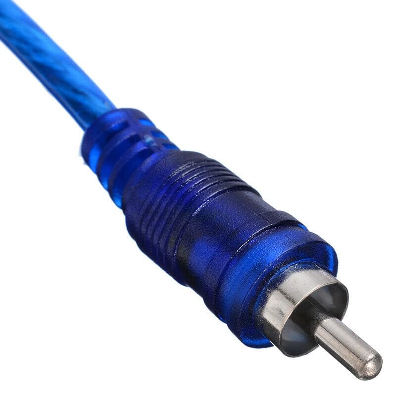 RCA PHONO SPLITTER CABLE BLUE (2 Female to 1 Male)