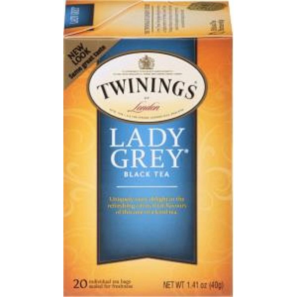 Twinings of London Lady Grey Tea (5 Pack, 20 Bags Each)