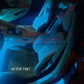C8 Corvette Map Light Tinting Kit - Interior LED Lighting for 2020-2025 Corvettes (Aqua)