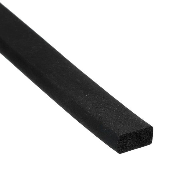 uxcell EPDM Rubber Foam Sheet Strip 3/16" T x 0.4"