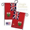 Canada Provinces Ontario Garden House Flags Kit Regional Canadian Territories