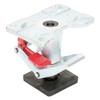 Vestil FL-ADJ-810 Adjustable Height Floor Lock, Heavy Duty Cast Steel,