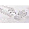 4 x 150ml Empty Clear Travel Bottles with Flip Lid
