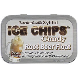 ICE CHIPS Xylitol Candy Single Tin Root Beer