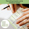 3 PCS Sewing Rulers And Guides,Quilting Ruler Set,Quilting Accessories,Sewing Ruler,