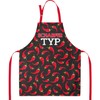 GRUSS & CO Apron with Saying "Scharfer Typ" | Cooking