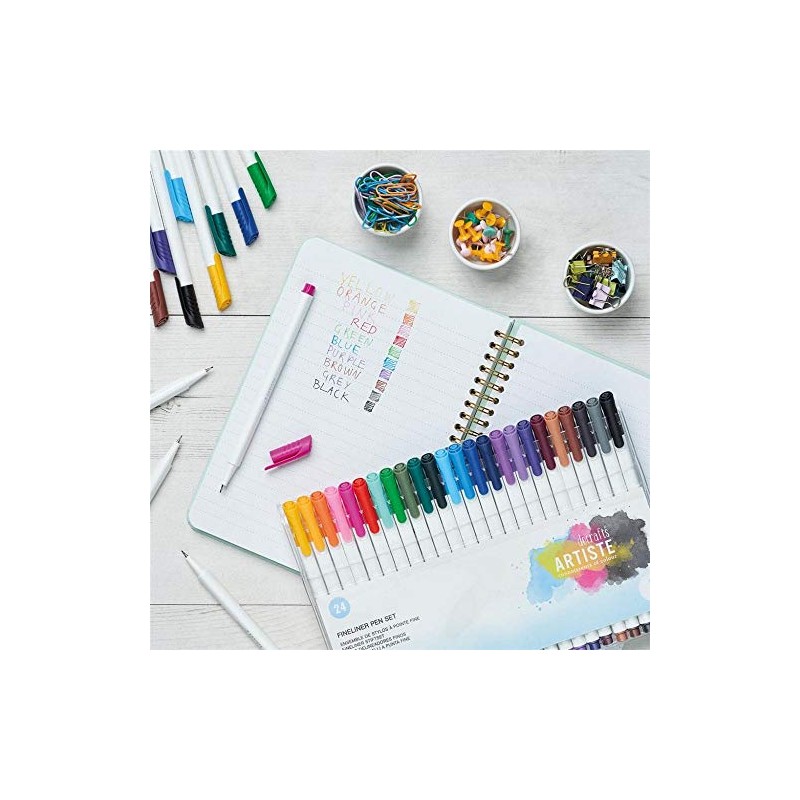 Artiste Fine Liner Pen Set - 24 Pack