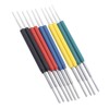 10Pcs Mini Grabber SMD IC Test Hook Clips Silicone Jumper