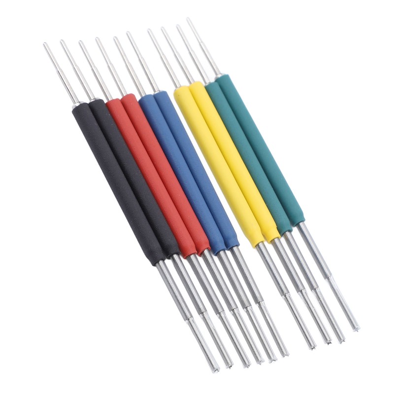 10Pcs Mini Grabber SMD IC Test Hook Clips Silicone Jumper