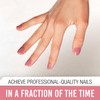 Ardell Nail Addict Gel Nail Strips - Wild Roses, Cures