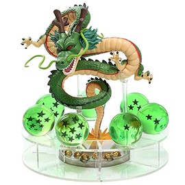 Metok·Zayul Resin Shenron Figure Shenlong Statue Set Shenron Action Decor for Display Business Birthday Home Decoration