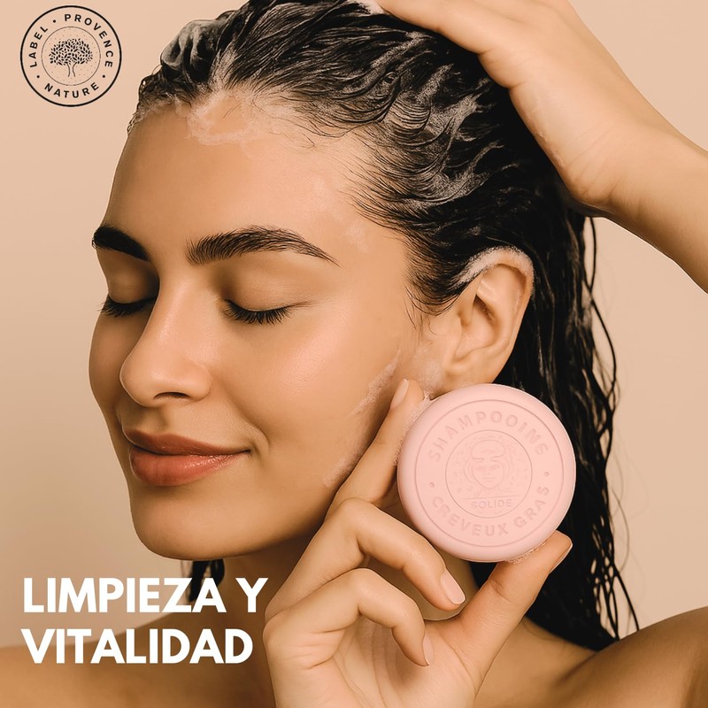 LABEL PROVENCE NATURE | Shampoo Sólido con Leche de Burra