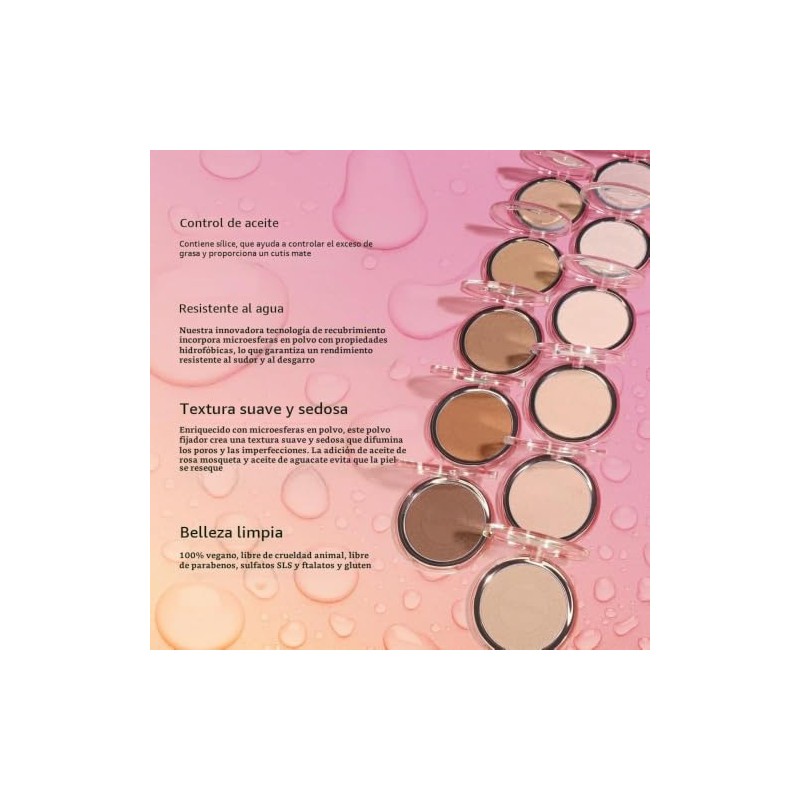 Polvo fijador impermeable Soft Focus 400 Moira Cosmeticos
